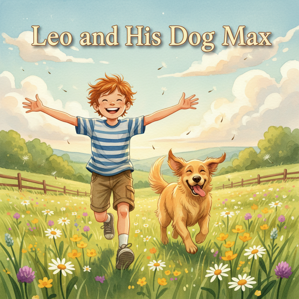 Leo & Max — a personalized storybook cover