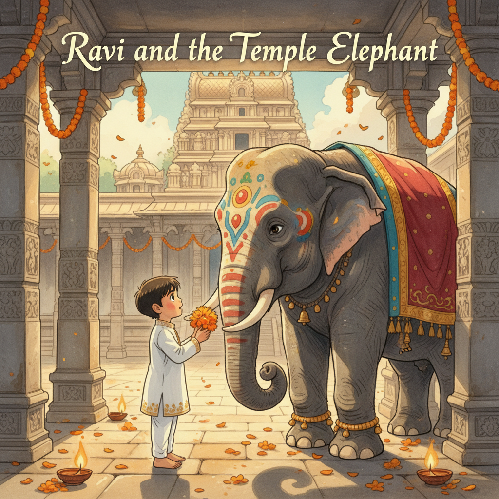 Ravi — a personalized storybook cover
