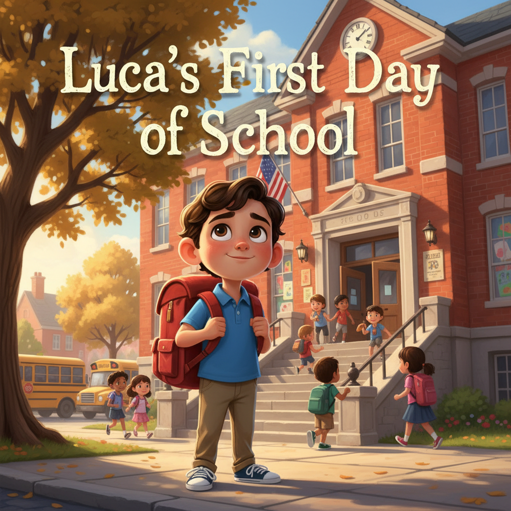 Luca — a personalized storybook cover