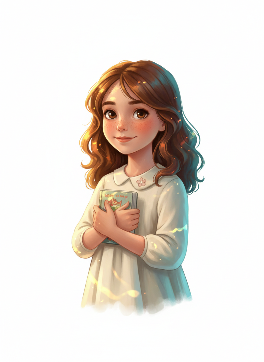 Luminous Underwater character portrait